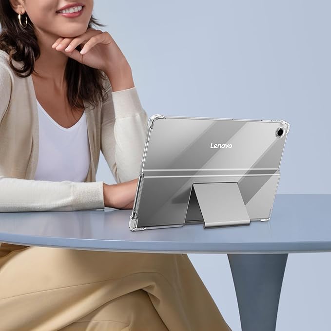 Fintie Case for Lenovo Tab Plus (TB351FU) 11.5 inch 2024 Tablet - Transparent Soft TPU Case, Shockproof Anti-Scratch Cover, Transparent