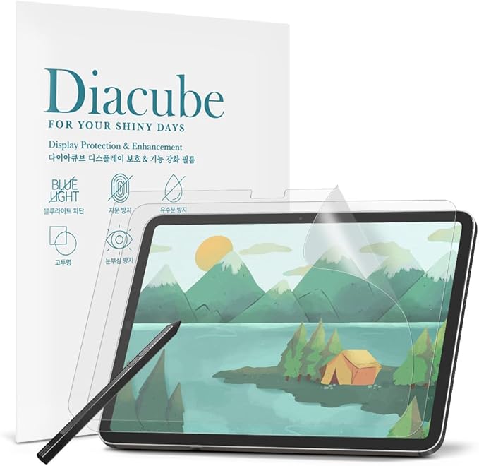 [2-Pack Paperfeel Screen Protector for Lenovo Tab M10 Plus 3rd Gen 10.6" 2022, Anti-Glare Matte PET Film for Drawing and Writing Like on Paper, High Responsive Touch, Easy Installation
