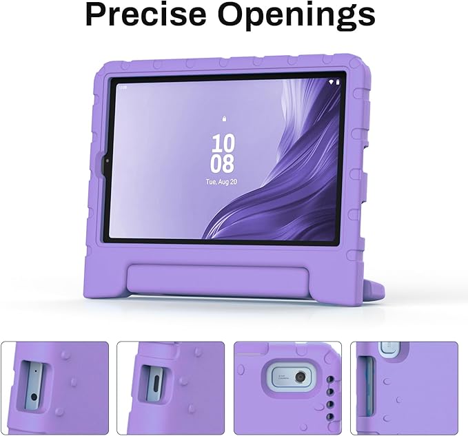 Kids Case for Lenovo Tab M9 2023 9 Inch (TB310FU / TB310XU),Light Weight Shockproof Convertible Handle Stand Kids Case Cover for Lenovo Tab M9 Tablet 9 Inch 2023 (Light Purple)
