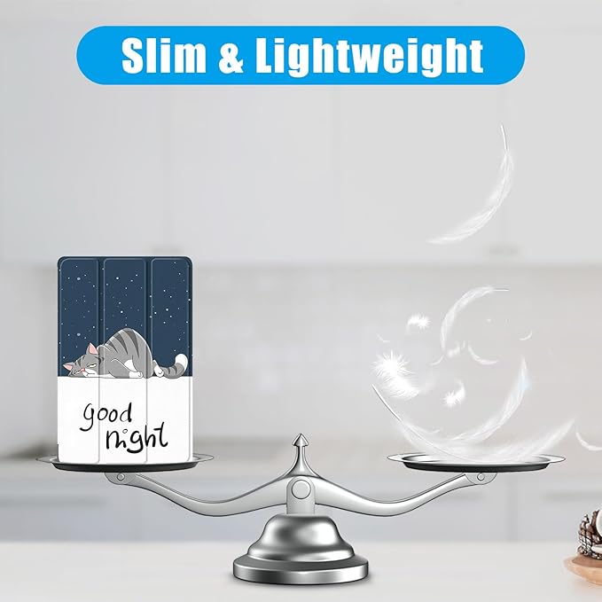 Case Compatible with Nook 9 Lenovo Tablet 2024/Lenovo Tab M9 9Inch Tablet TB310FU 2023 Lightweight Slim Stand Cover,Lazy cat