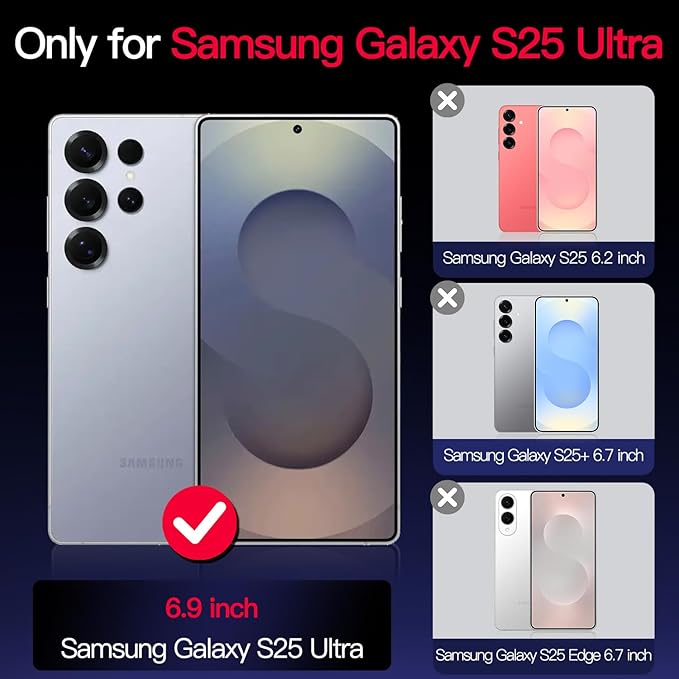 Casetego for Galaxy S25 Ultra Case,Compatible with MagSafe,[Military Grade Drop Test] Full Body Protection Slim Shockproof Rugged Marble Women Case for Samsung Galaxy S25 Ultra 6.9 inch,Rose Gold