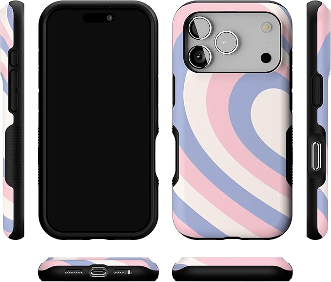 Casely iPhone 17 Pro Case | Half of My Heart (Left) | Friendship | Bold Protective Design | Compatible with MagSafe