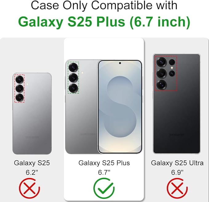 Case for Samsung Galaxy S25 Plus/S25+, Fits for Magsafe, Matte S25+ Phone Case [Enhanced Non-Slip Technology] [Drop Protection], Translucent Magnetic Cover for Samsung S25 Plus (Brown)