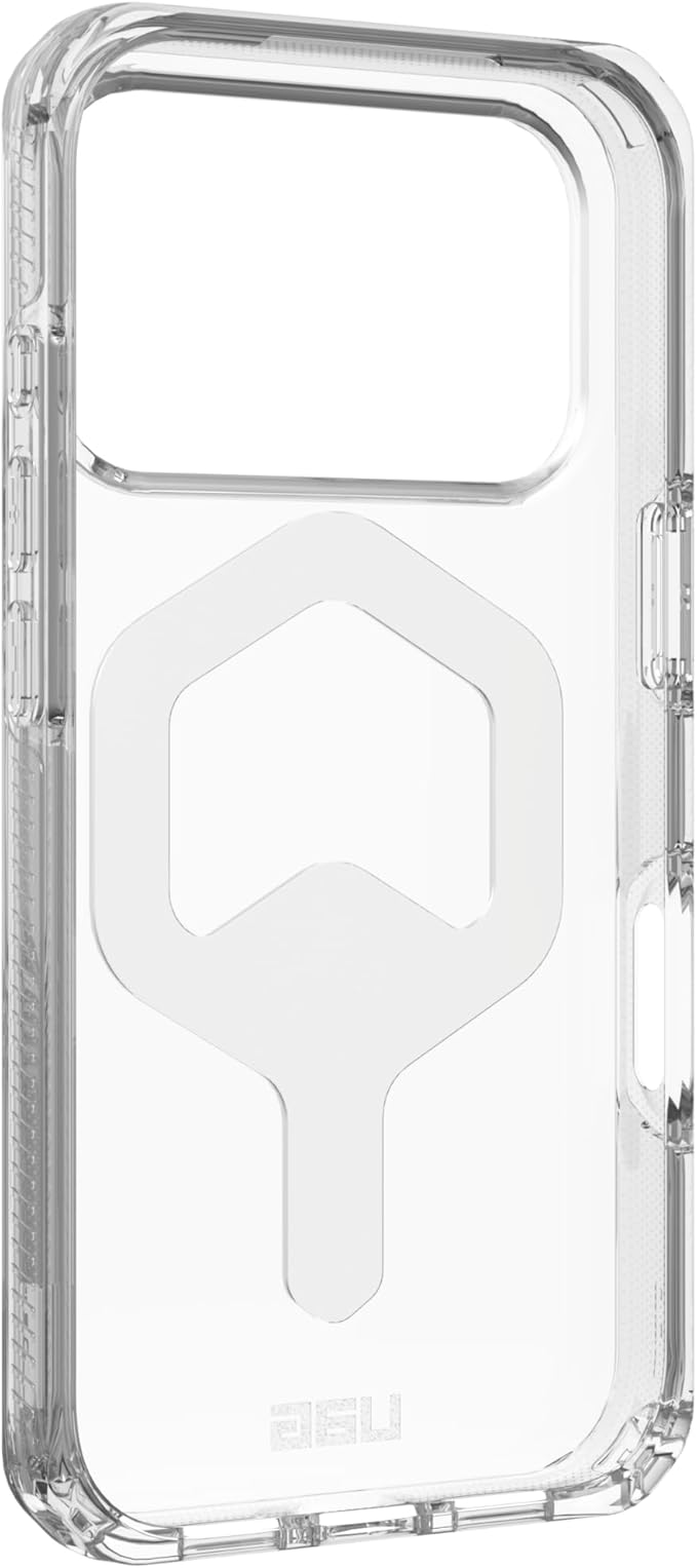 URBAN ARMOR GEAR UAG Designed for iPhone 17 Pro Case Plyo - Compatible with MagSafe Transparent Military Grade Protective Cover, Ice/White