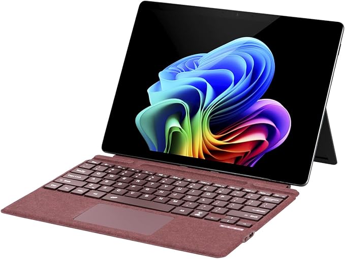 mobee Type Cover for Microsoft Surface Pro 13 inch, Compatible with Surface Pro 13"(11th Edition) / Pro 11 / Pro 10 / Pro 9 / Pro 8 / Pro X, Slim Keyboard with Trackpad Mouse, Backlit, & Pen Holder