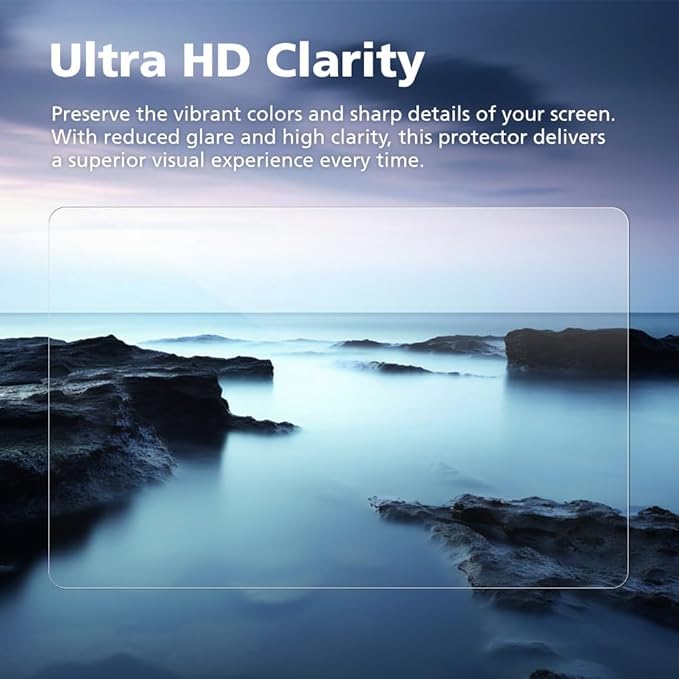 2 Pack Screen Protector for Samsung Galaxy Tab S11 Ultra 14.6 inch, 8H Glass Coated PET Hybrid Film [Unbreakable] HD Clear, Scratch Resistant, S Pen Compatible, Case Friendly, Easy Installation