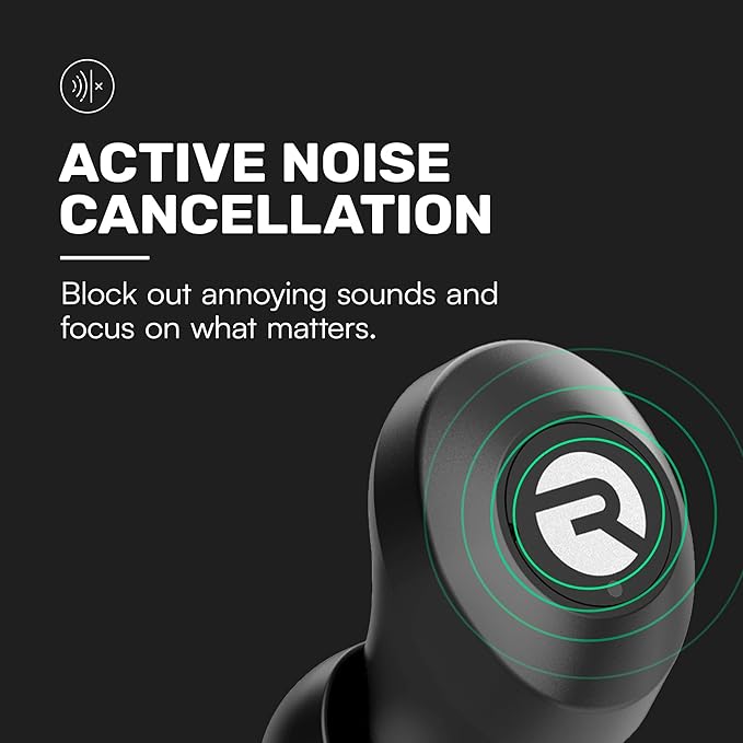 Raycon Everyday Earbuds Classic Bluetooth Wireless with Microphone - Stereo Sound, Active Noise Canceling, in-Ear Bluetooth Headset True Wireless Earbuds 32 Hours Playtime (Rose Gold)