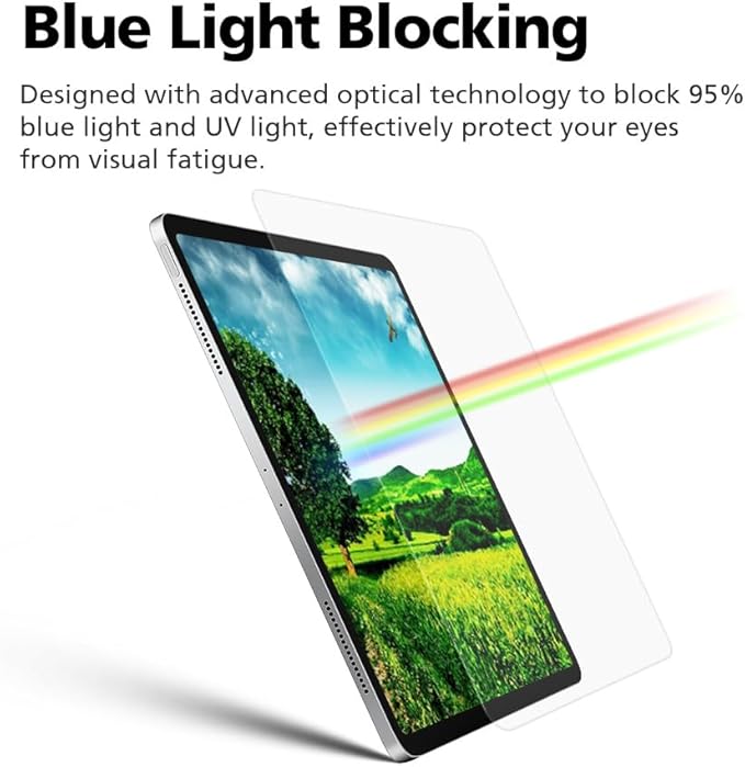 2-Pack Anti Glare Screen Protector with Blue Light Filter for Lenovo Tab M11/Xiaoxin Pad 2024 11", Anti-Glare Matte PET Film, Anti-Fingerprint, High Touch Sensitivity, Easy Installation