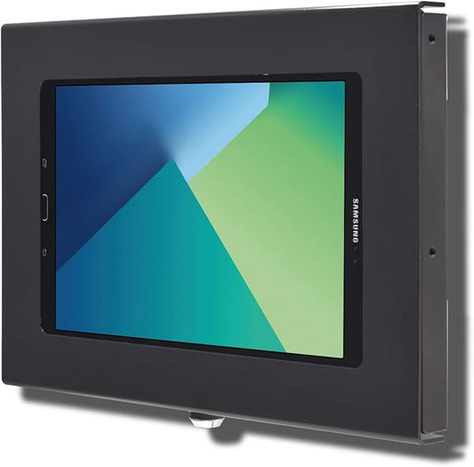 TABcare Locking Anti-Theft Metal Case for Samsung Galaxy TAB A 8.0 2019 for Kiosk, POS, Store, Show Display, Time Clock (TAB A 8.0 2019 SM-T290, Black)