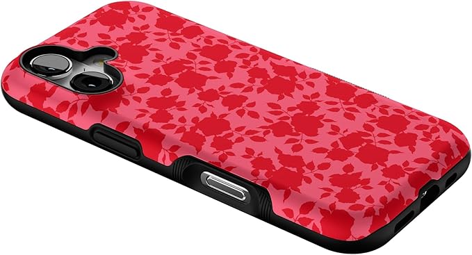 Casely iPhone 17 Case | Rose Garden | Red Aesthetic | Bold Protective Design | Compatible with MagSafe