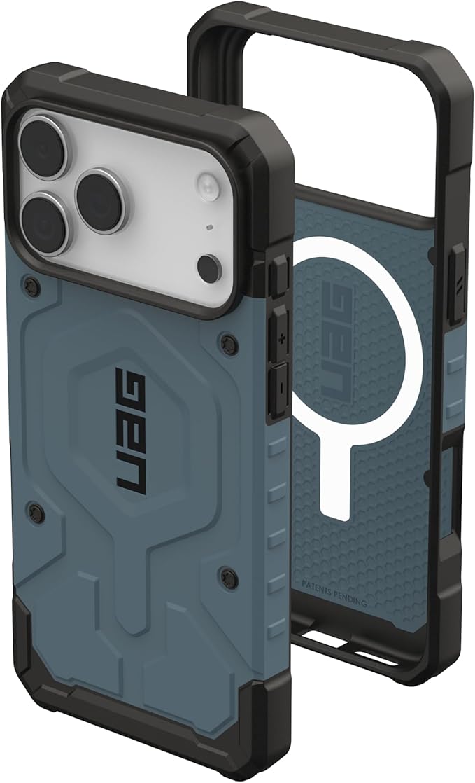 URBAN ARMOR GEAR UAG Designed for iPhone 17 Pro Max Case Pathfinder - Compatible with MagSafe Military Grade Protective Cover, Cloud Blue