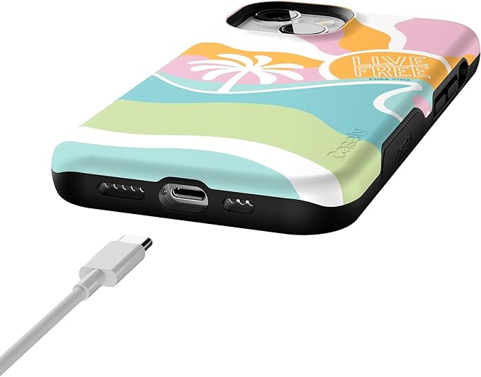 Casely iPhone 14 Case | Tropical Dreams | Pura Vida | Compatible with MagSafe | Bold Protective Design