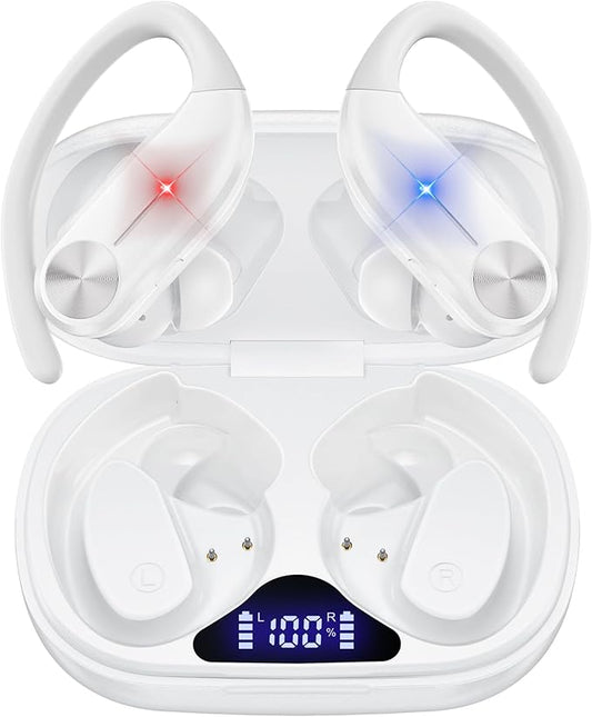 AI Translation Earbuds Real-Time : 144 Languages, Offline Mode, Noise Canceling, 60 Hours Battery - Seamless Translator Headphones for Travel Business Learning, iOS & Android Support