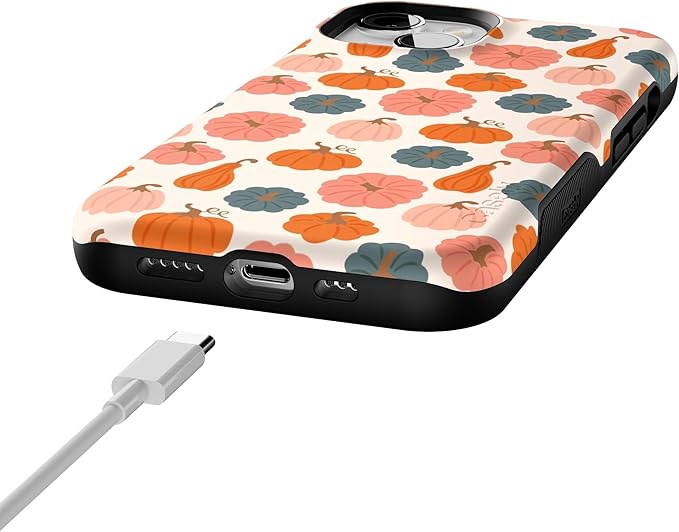 Casely iPhone 14 Case | Oh My Gourd | Pumpkin Patch | Compatible with MagSafe | Bold Protective Design