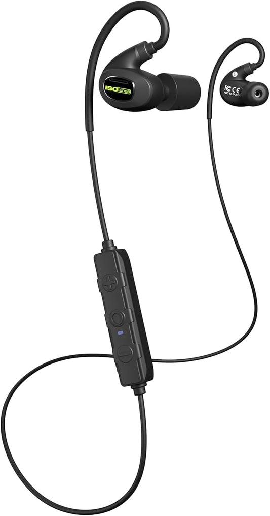 ISOtunes PRO 3.0 Bluetooth Hearing Protection - OSHA Approved Earbuds with 20 Hour Battery Life, Bluetooth Ear Protection with 27 dB Noise Reduction (NRR) Earplug Headphones - Durable Work Earbuds