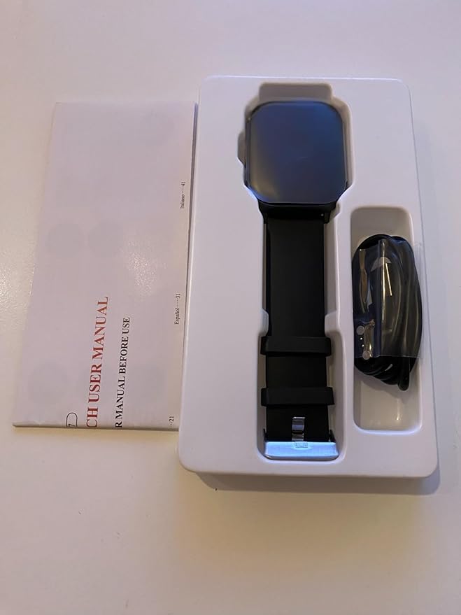 Smart Watch(Answer/Make Calls), 2.01”Smart Watches for Women Men 120+ Sports Modes Fitness Tracker with Blood Pressure/Heart Rate/Sleep Monitor, IP68 Waterproof Activity Tracker for Android and iPhone