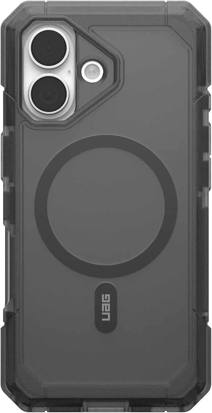 URBAN ARMOR GEAR UAG Designed for iPhone 17 Case Trooper - Compatible with MagSafe Full Body with Port Protection Transparent Military Grade Protective Cover, Ash