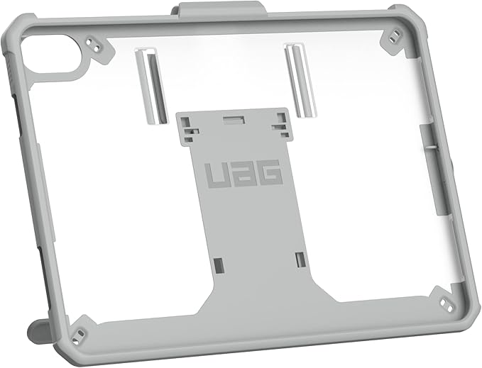URBAN ARMOR GEAR UAG Designed for iPad 11" A16 11th Gen 2025, 10.9" 10th Gen 2022 Case A3354 A3355 A2696 Protective Folio Cover w/Hand Strap Pencil Holder & Kickstand, Scout Healthcare White/Gray