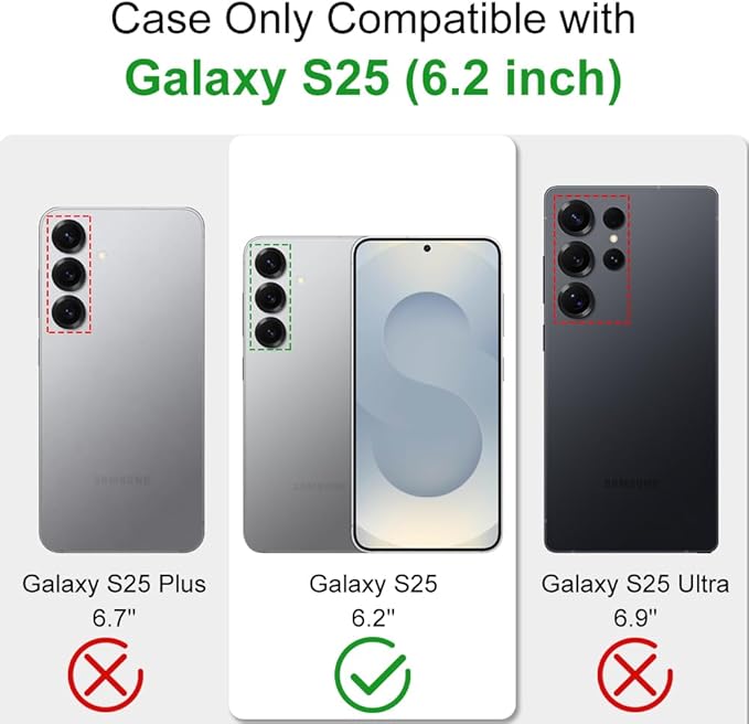 Case for Samsung Galaxy S25 Case, Compatible with Magsafe, Slim Matte S25 Phone Case [Enhanced Non-Slip Technology] [Drop Protection], Translucent Magnetic Cover for Samsung S25 (Brown)