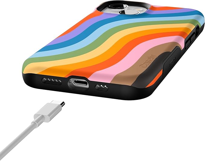 Casely iPhone 14 Case | Love for All | Rainbow Pride | Compatible with MagSafe | Bold Protective Design