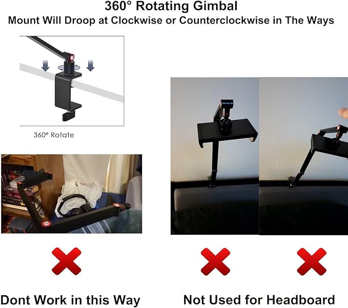 Tablet Stand Holder for ipad,Portable Monitor Stand Holder 15.6'',16'',Desk Mount with 360°Rotate Base,Fits for 4.7-16" Phone,Kindle,Fire HD,Nintendo Switch