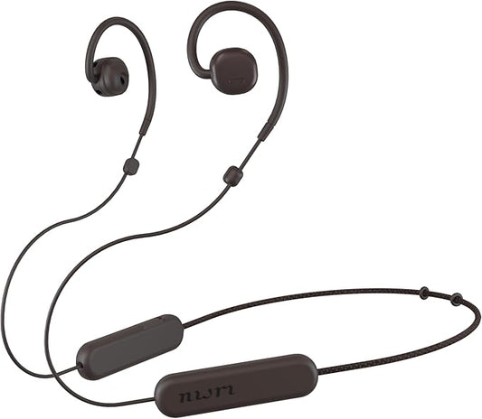 nwm NTT Sonority Wireless Open-Ear Speakers (Neckband) with PSZ Technology MBN001 Dark Brown