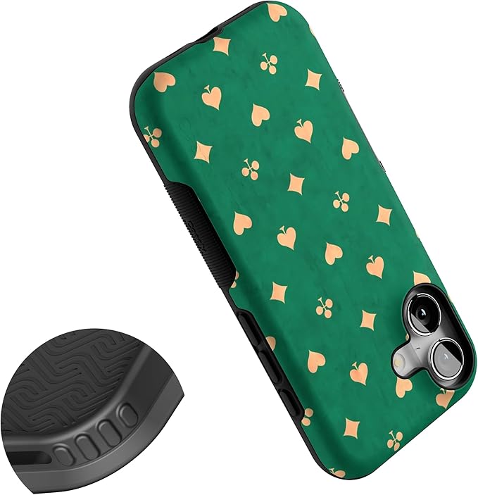 Casely iPhone 17 Case | Royal Flush | French Deck | Bold Protective Design | Compatible with MagSafe