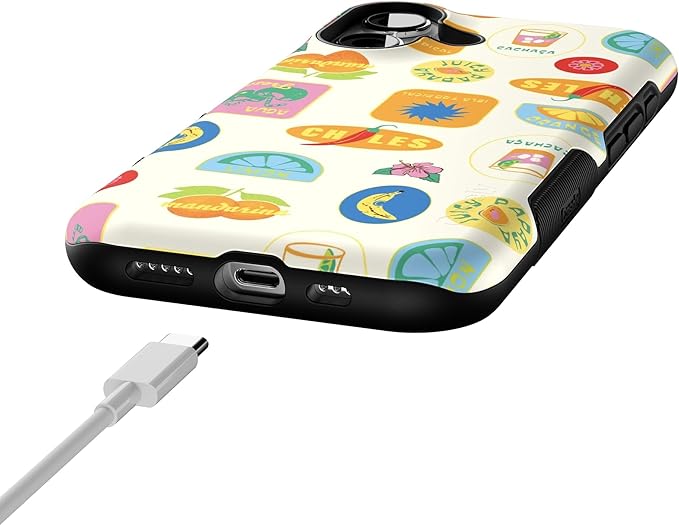 Casely iPhone 17 Case | Stuck in Paradise | Dippin' Daisy's Tropical Vaca | Bold Protective Design | Compatible with MagSafe