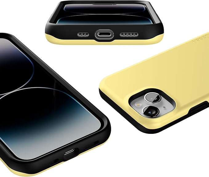 Casely iPhone 14 Case | Butter Me Up | Butter Yellow | Compatible with MagSafe | Bold Protective Design