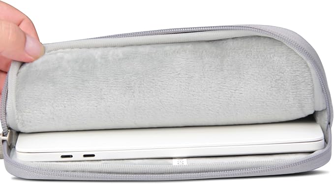 Megoo 12inch Laptop Sleeve Case for Microsoft Surface Pro 12 2025 12", Surface Laptop Go 3/2 12.4", Pro 11/10/9/X/8 13", Pro 7+/7/6 12.5", Travel Case for 11"-13" Tablet Chromebook Computers(Gray)