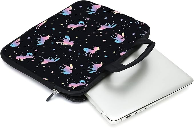 Laptop Sleeve Case 11.6" 12.1 Inch Neoprene Laptop Sleeve/Notebook Computer Pocket Case/Chromebook Case/Tablet Briefcase Carrying Bag Compatible For Men， Women ，boys， girls (horse-1)