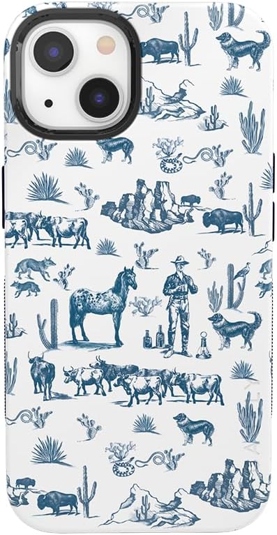 Casely iPhone 14 Case | Wild West Adventure | Desert Western | Compatible with MagSafe | Bold Protective Design