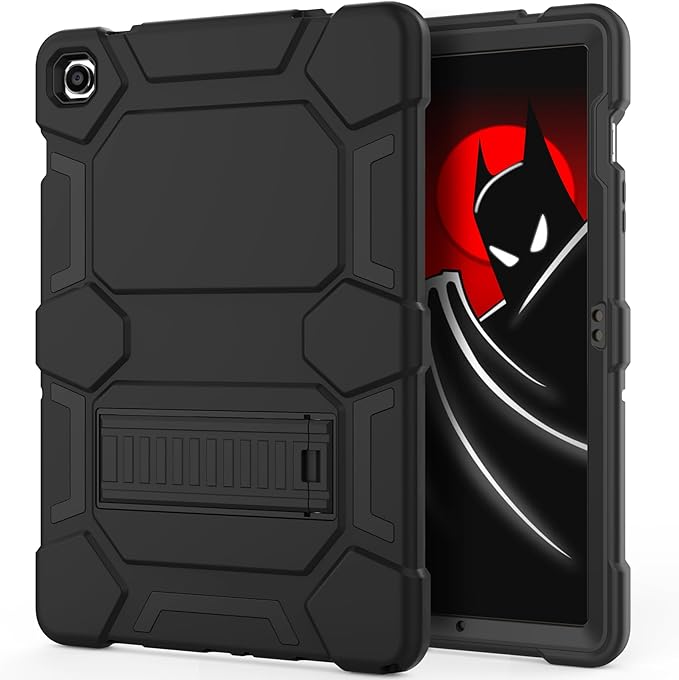 CCMAO Case for Samsung Galaxy Tab A9+/A9 Plus 11" 2024 Model (SM-X210/X216/X218), Complete Protection Heavy Duty Shockproof Rugged Protective Case for Kids Boys Girls, Black