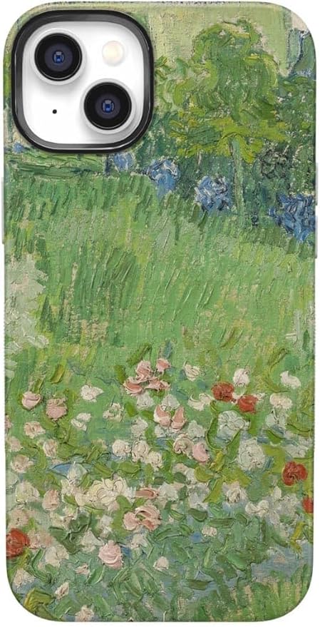 Casely iPhone 14 Case | Vincent’s Admired Garden | Van Gogh Museum | Compatible with MagSafe | Bold Protective Design