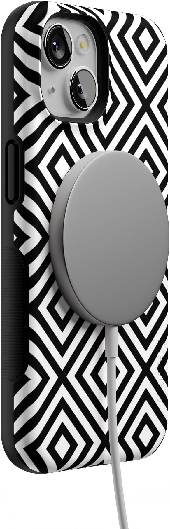 Casely iPhone 14 Case | Diamonds | High Contrast Design | Compatible with MagSafe | Bold Protective Design