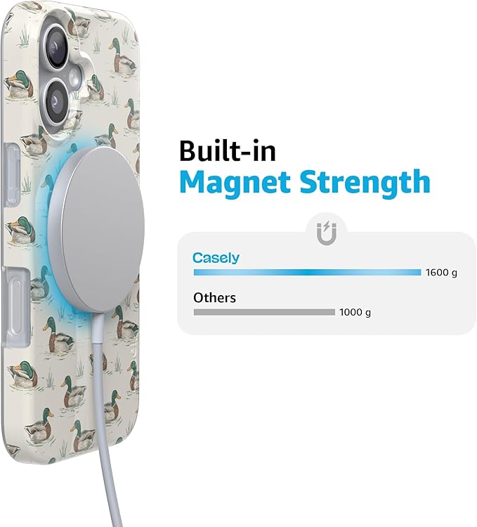 Casely iPhone 17 Case | Mallard & Co. | The Boyfriend Collection | Compatible with MagSafe | Classic Ultra Slim Design