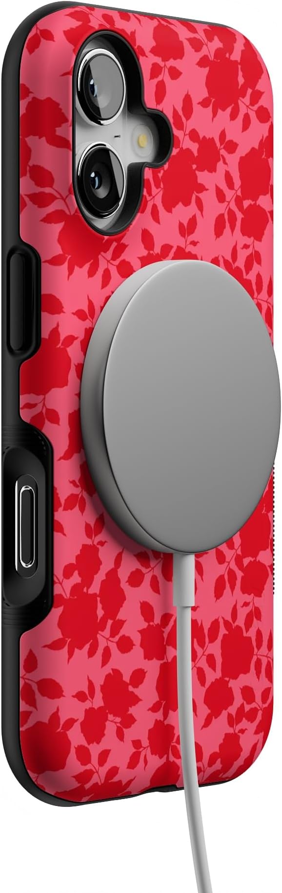 Casely iPhone 17 Case | Rose Garden | Red Aesthetic | Bold Protective Design | Compatible with MagSafe