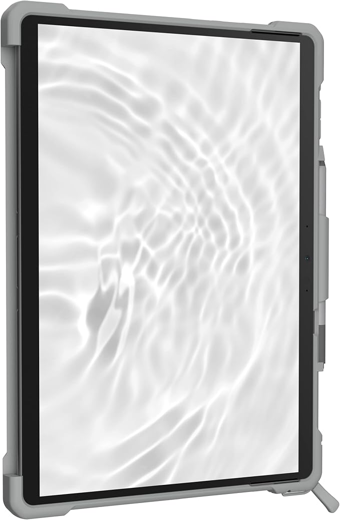 URBAN ARMOR GEAR UAG Designed for Microsoft Surface Pro 11/10/9 Case Plasma Healthcare White/Gray Dropproof Rugged Protective Cover with Multi-angle Built-in Kickstand Pen Holder Hand & Shoulder Strap