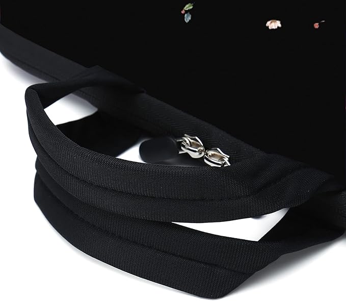 11.6-12.2 Inch Laptop Sleeve Case - Chromebook, Ultrabook, Notebook, Tablet Neoprene Handle Case for Men Women - Two Pockets Fit Apple MacBook Air, Samsung, Acer, HP, DELL (Flowers)