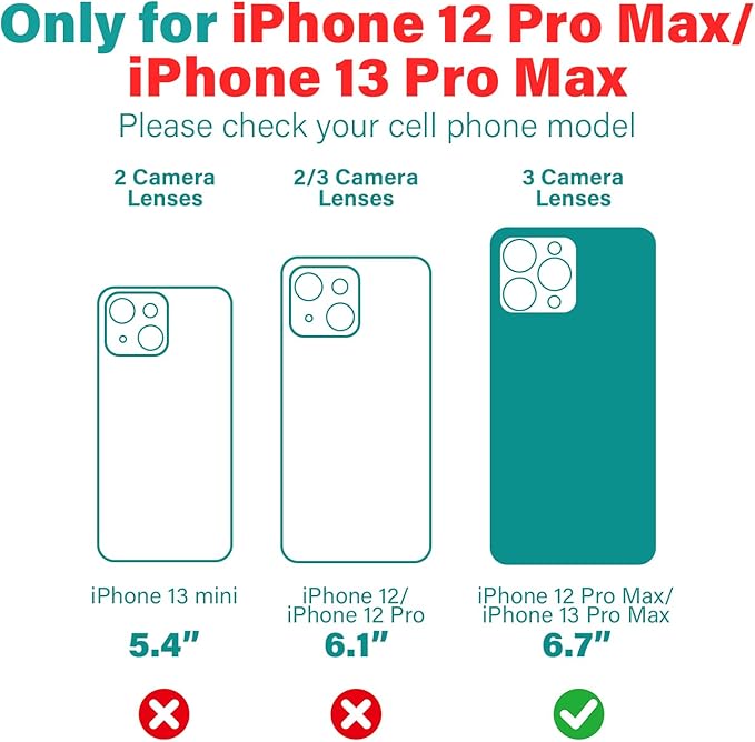 Compatible with iPhone 12 Pro Max Case & iPhone 13 Pro Max Case with Invisible Magnetic Ring Stand [Compatible with Magnetic] [Military Drop Protection] Shockproof Slim Case 6.7 Inch, Purple