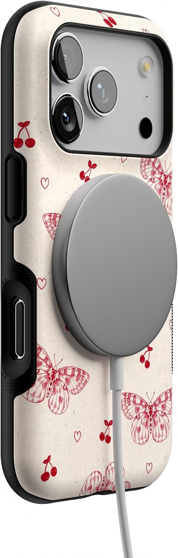 Casely iPhone 17 Pro Case | Heart Flutters | Butterfly | Bold Protective Design | Compatible with MagSafe