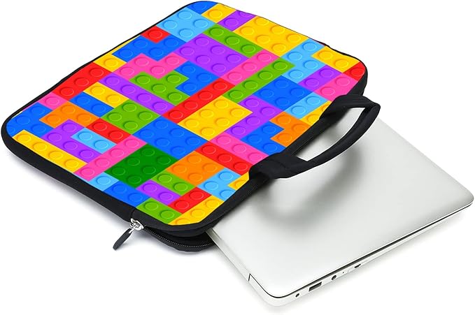 Laptop Sleeve Case 11.6" 12.1 Inch Neoprene Laptop Sleeve/Notebook Computer Pocket Case/Chromebook Case/Tablet Briefcase Carrying Bag Compatible For Men， Women ，boys， girls (puzzle)