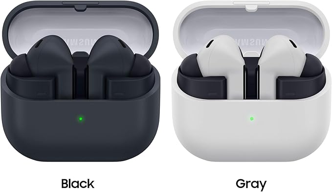 SAMSUNG Galaxy Buds 3 FE (2025) + Galaxy SmartTag2, True Wireless Bluetooth Earbuds, Active Noise Cancellation, Powerful Sound, Clear Calls, Long Lasting Battery, Gray [US Version, 2 Year Warranty]