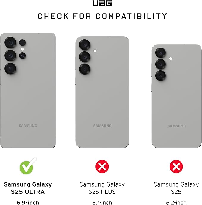 URBAN ARMOR GEAR UAG Designed for Samsung Galaxy S25 Ultra Case 6.9" Metropolis LT - Compatible with Magnetic Charging Impact-Resistant Rugged Military Drop Tested Protective Cover, Kevlar Mallard