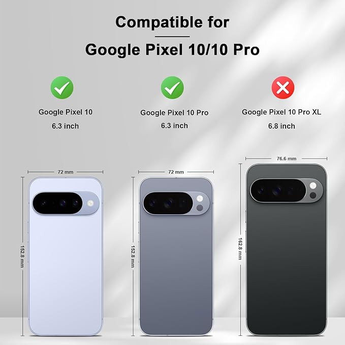 Jasonyu Flip Wallet Case for Google Pixel 10/10 Pro 5G,Leather Magnetic Folio Cover with Card Holder,Kickstand - TPU Shockproof Durable Protective Phone Case,Black