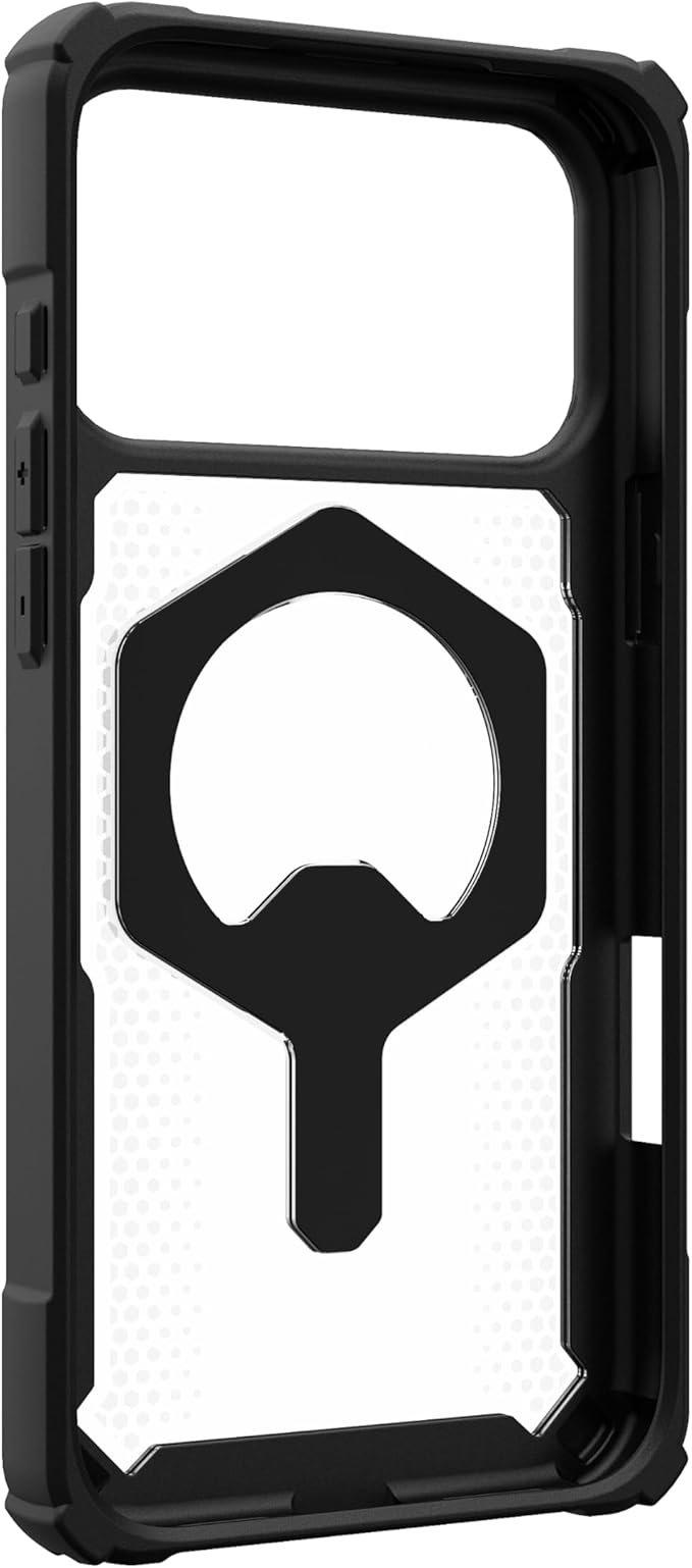 URBAN ARMOR GEAR UAG Designed for iPhone 17 Pro Max Case with Kickstand Plasma XTE - Compatible with MagSafe Transparent Military Grade Protective Cover, Black/Clear