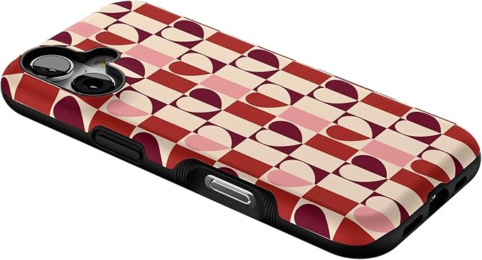 Casely iPhone 17 Case | Love's a Game | Retro Hearts | Bold Protective Design | Compatible with MagSafe