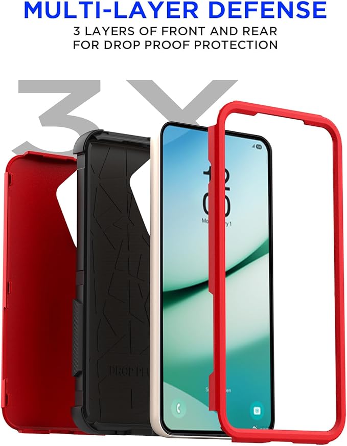 AICase for Samsung Galaxy S25 Case,3-Layer Heavy Duty Pocket-Friendly Rugged Durable Military Grade Protection Shockproof/Drop Proof/Dust Proof Protective Cover for Samsung Galaxy S25 2025_5