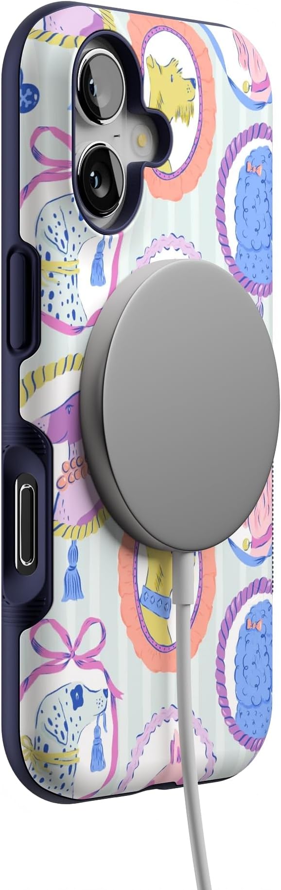 Casely iPhone 17 Case | Chateau Pups | French Dog | Bold Protective Design | Compatible with MagSafe