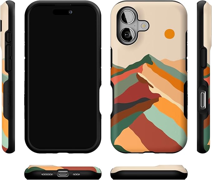 Casely iPhone 17 Case | Magic Mountain | Colorblock | Bold Protective Design | Compatible with MagSafe